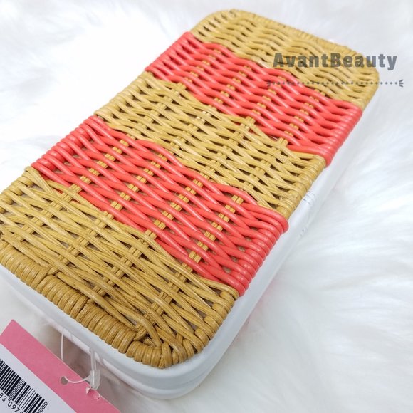 Kate Spade Kitt Clutch Wicker Peach Melba Multi - Picture 7 of 12